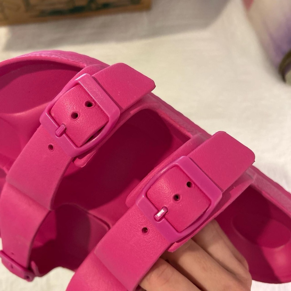 Pink Buckle Sandals